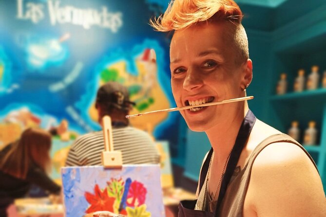 Vermouth-Art, paint and sip and Spanish Vermouth - What the two-and-a-half-hour schedule means
