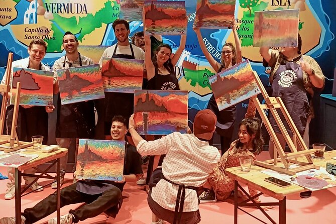 Vermouth-Art, paint and sip and Spanish Vermouth - A good fit for first-time painters