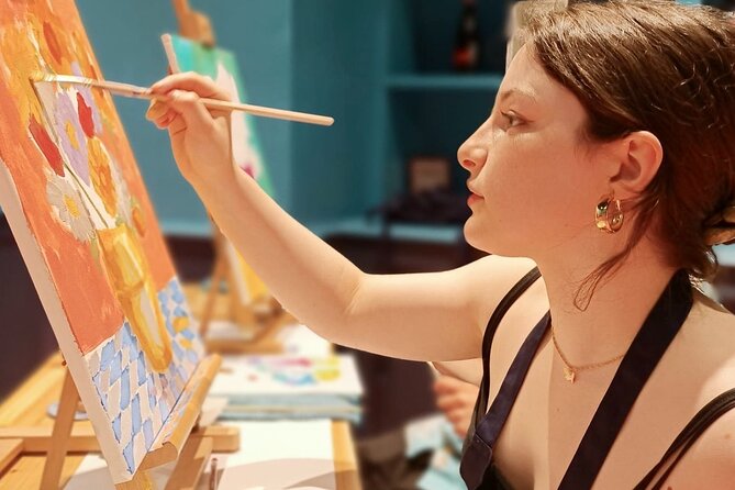 Vermouth-Art, paint and sip and Spanish Vermouth - Getting started at Carrer de Viladomat