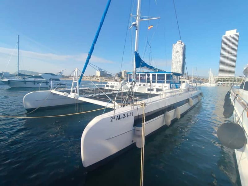 Vermouth on Catamaran: A Gastronomic Experience in Barcelona - DJ music changes the mood