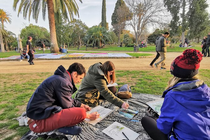 Workshop to learn Drawing and Watercolor in charming places - Adding watercolor to the sketch