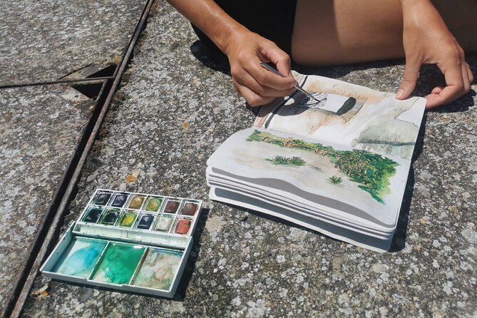 Workshop to learn Drawing and Watercolor in charming places - Booking, timing, and cancellation details